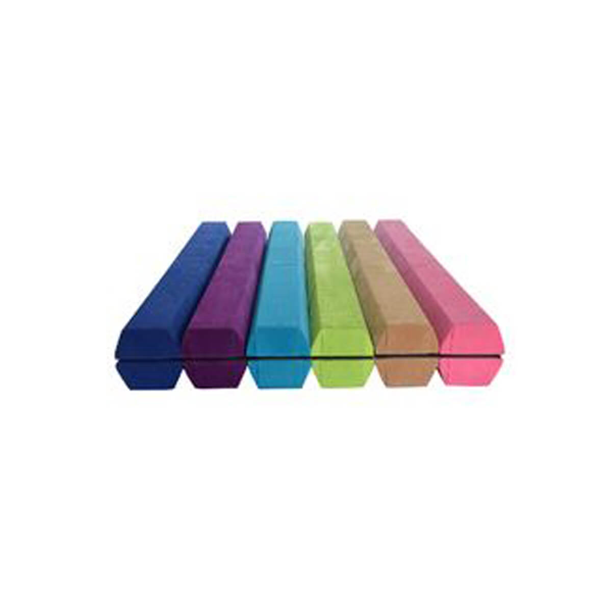 3m Low Profile Wood Beam 2-Fold. Hot Pink/Navy Blue/Purple. Low Profile Foam/ Wood Beam. 2-Fold with metal hinge. With Synthetic Suede Covering.