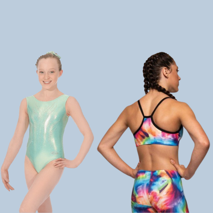 gym leotards & crop sets